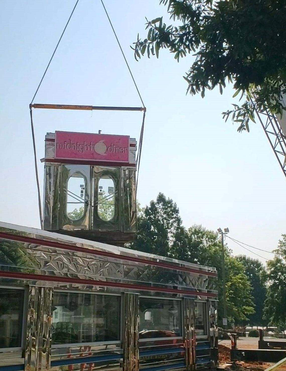 Preparations to move Midnight Diner in Charlotte began Sept. 22.