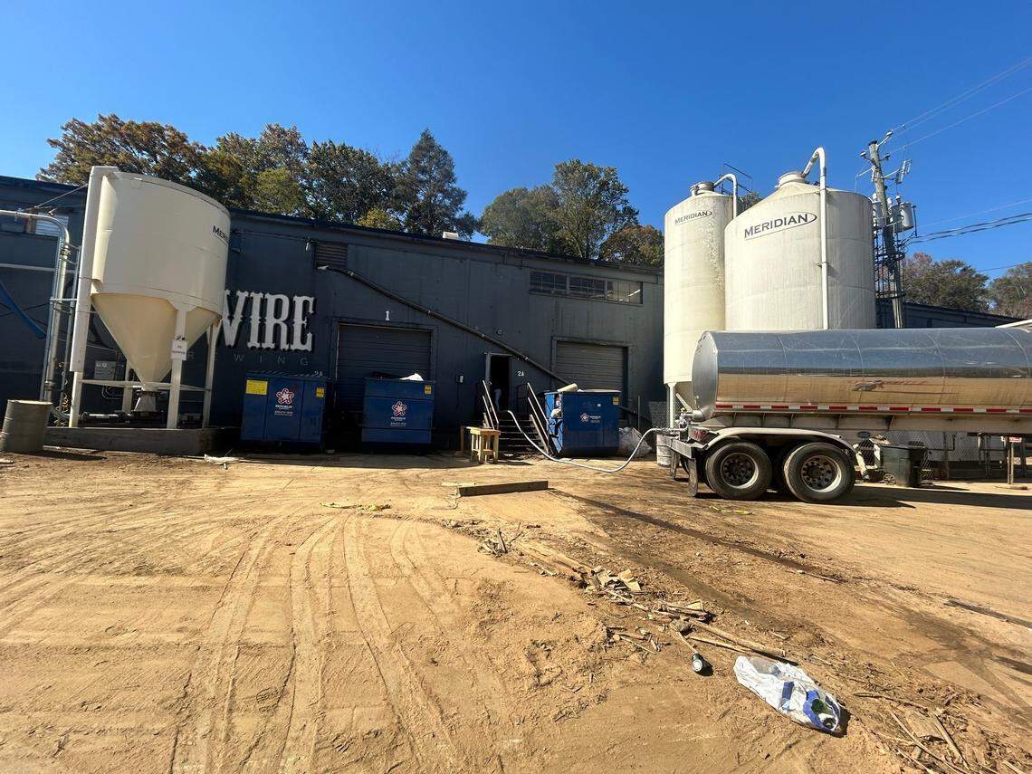 On October 23, Hi-Wire Brewing had a water tanker delivered to its facility. The brewery is storing the water for local breweries and restaurants to use.