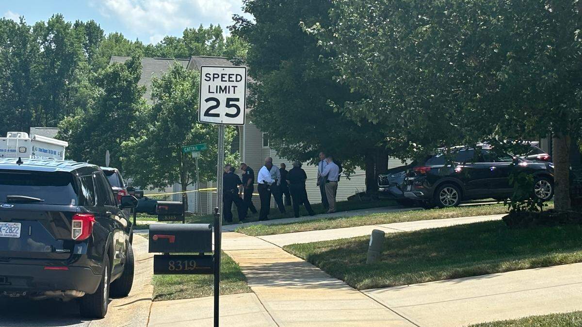 CMPD detectives gathered clues on Thursday, July 18, 2024, after one person was fatally shot on Cattail Court in east Charlotte.