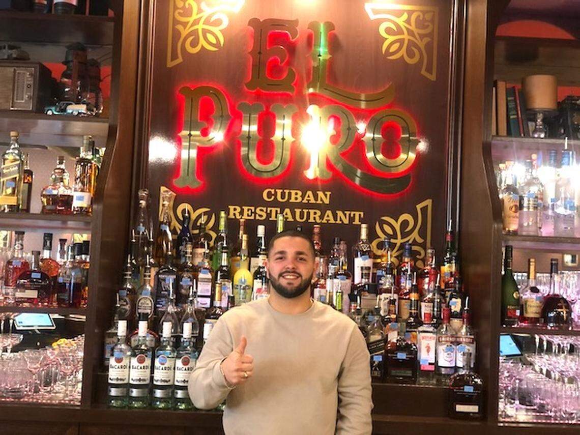 El Puro Cuban Restaurant owner Manny Perez.