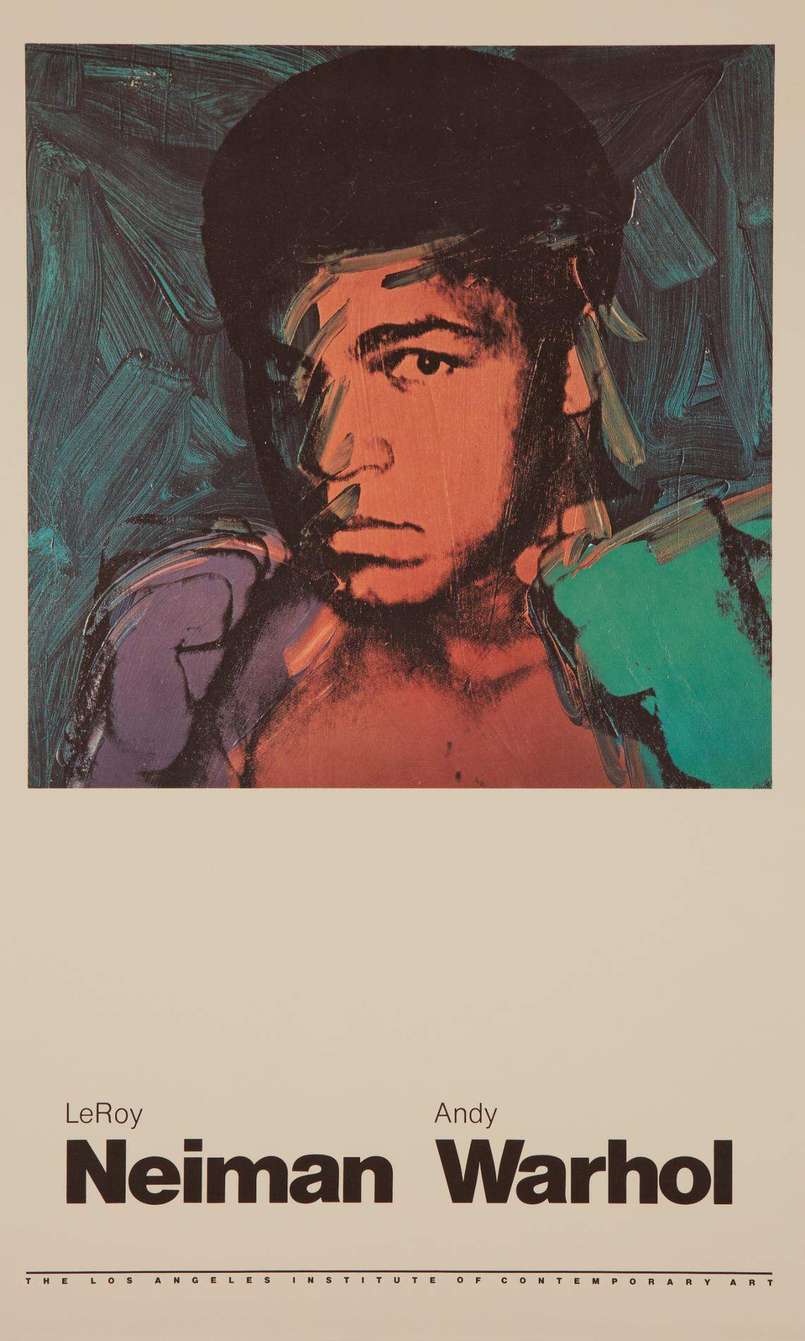 Ali, Neiman and Andy Warhol, L.A.I.C.A, 1981 Poster.