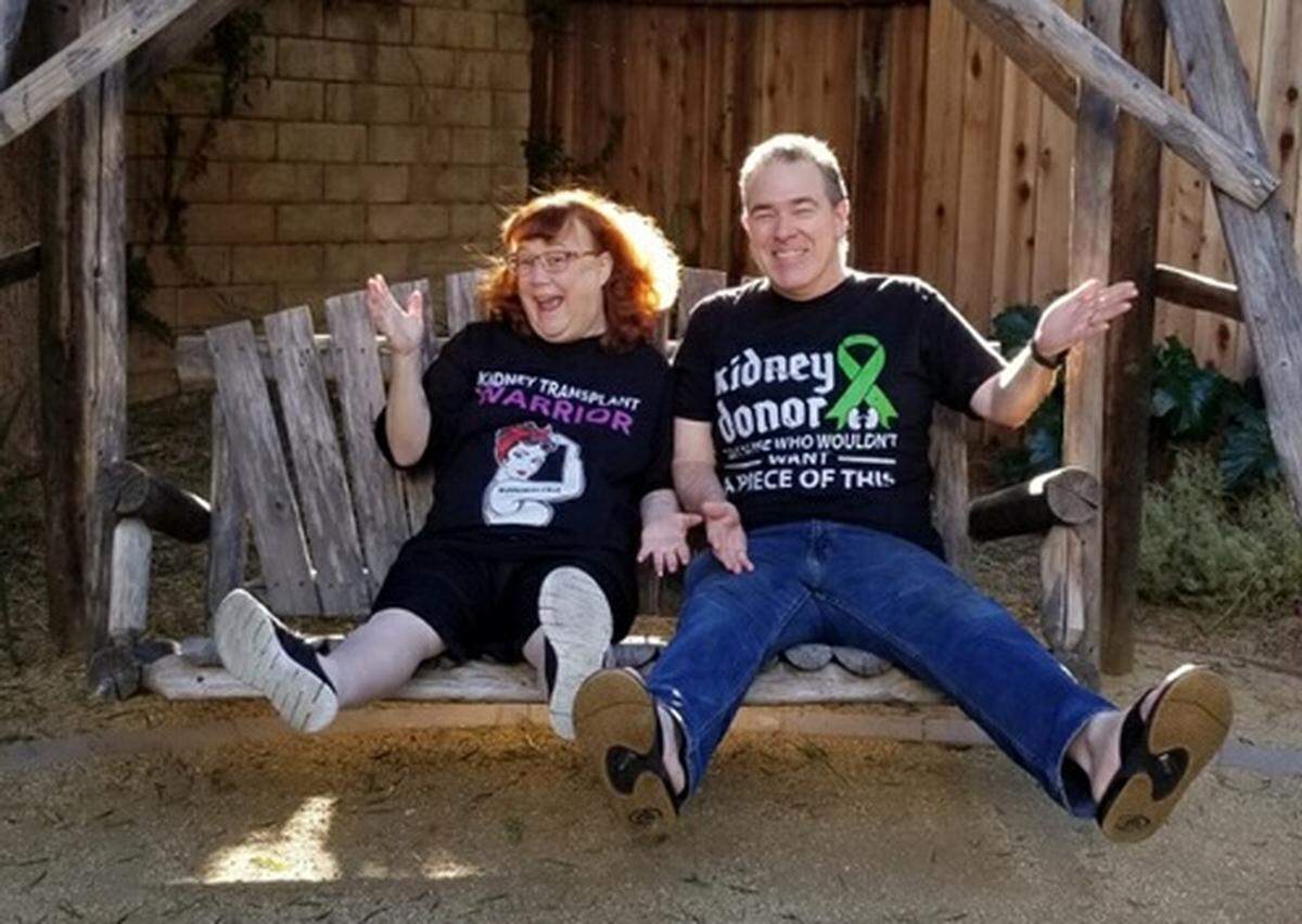 Says Kelley Rivera, pictured with her husband Peter: “What Holly has taught me is that — whether it’s a small act or a large act — anything you do to be positive helps this world. ... Holly’s given us hope, and in this crazy world we live in, hope is good.”