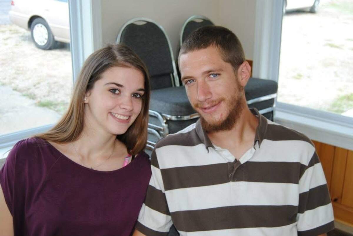 The death of Brandi Reynolds (left) is the second tragedy to hit the family in recent months. Her husband Brent Reynolds (right) died in a car accident in December, leaving her to raise their two children alone, family members say.