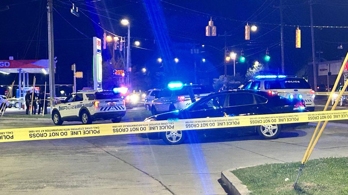 This was the scene on Sunday, Sept. 22, 2024, at Nations Ford Road and East Arrowood Road in southwest Charlotte, where a police officer and an assault suspect were both shot and injured in an exchange of gunfire, police said.