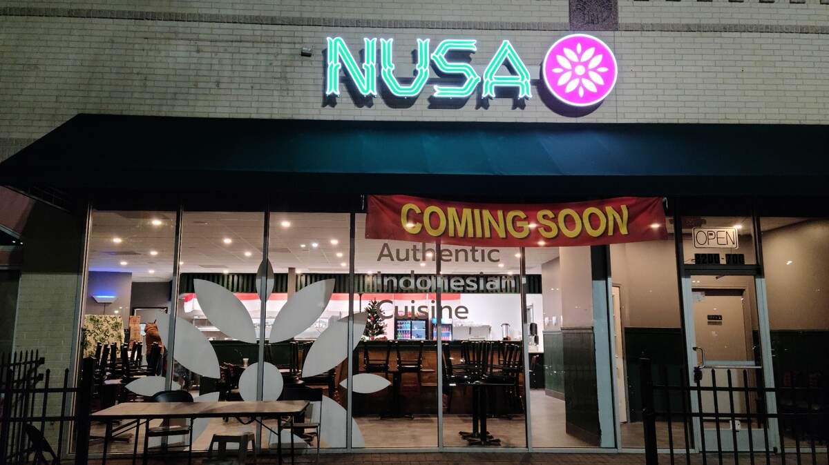 Nusa is opening Dec. 11 in the former Charlotte Cafe spot at The Arboretum.