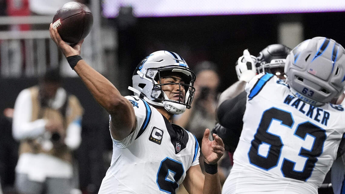 Carolina Panthers rebound, blow out Falcons behind Bryce Young, Devin Lloyd