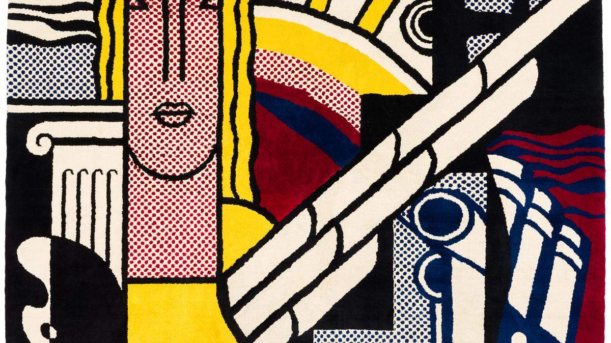 This Roy Lichtenstein mural is one of many in the “Nomadic Murals: Tapestries of the Modern Era” exhibition opening April 5 at the Bechtler Museum.