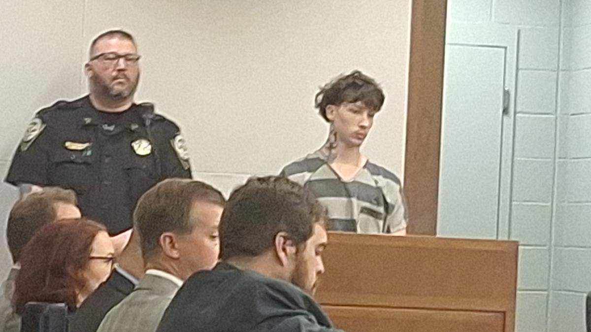 Garon Nathaniel Killian, 20, of Lenoir, appears in Catawba County District Court Wednesday morning for an arraignment on a charge of attempted first-degree murder in the weekend shooting at a party near Hickory.