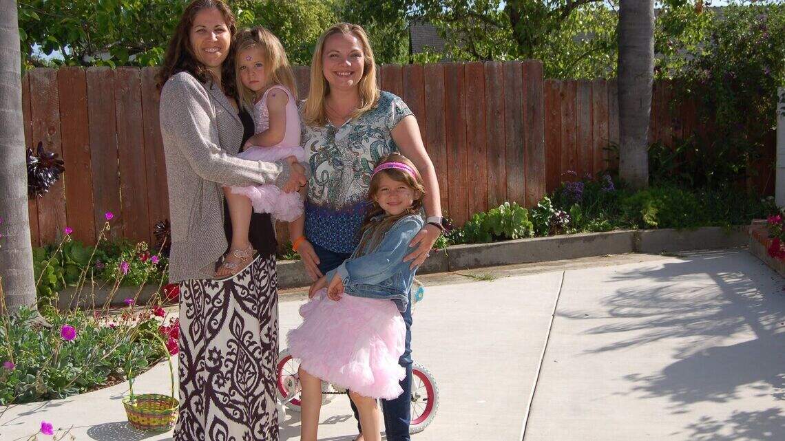 For this family: Hybrid of in-person/virtual classes and a school under construction
