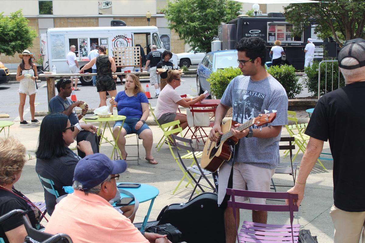 Tosco Music’s 2021 FabFest stretched into a weekend at Spirit Square and Belk Theater, featuring a cover song contest and memorabilia marketplace along with indoor and outdoor performances. 