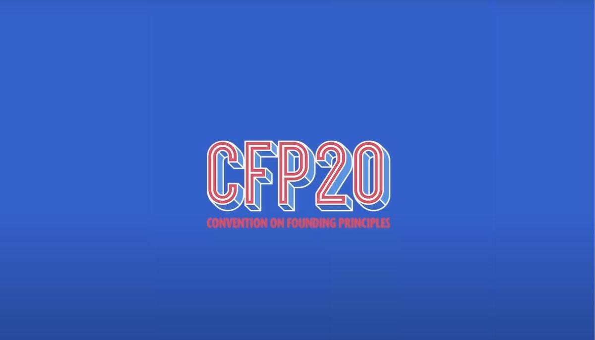 The logo for the Convention on Founding Principles.
