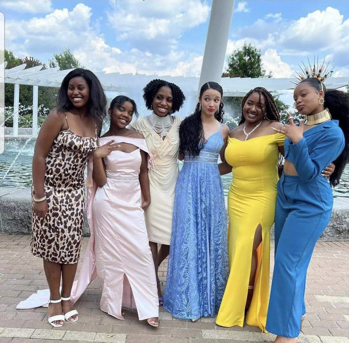 These are some of the 2022 members of the Black Girls Film Camp at the camp’s weekend retreat in Los Angeles.