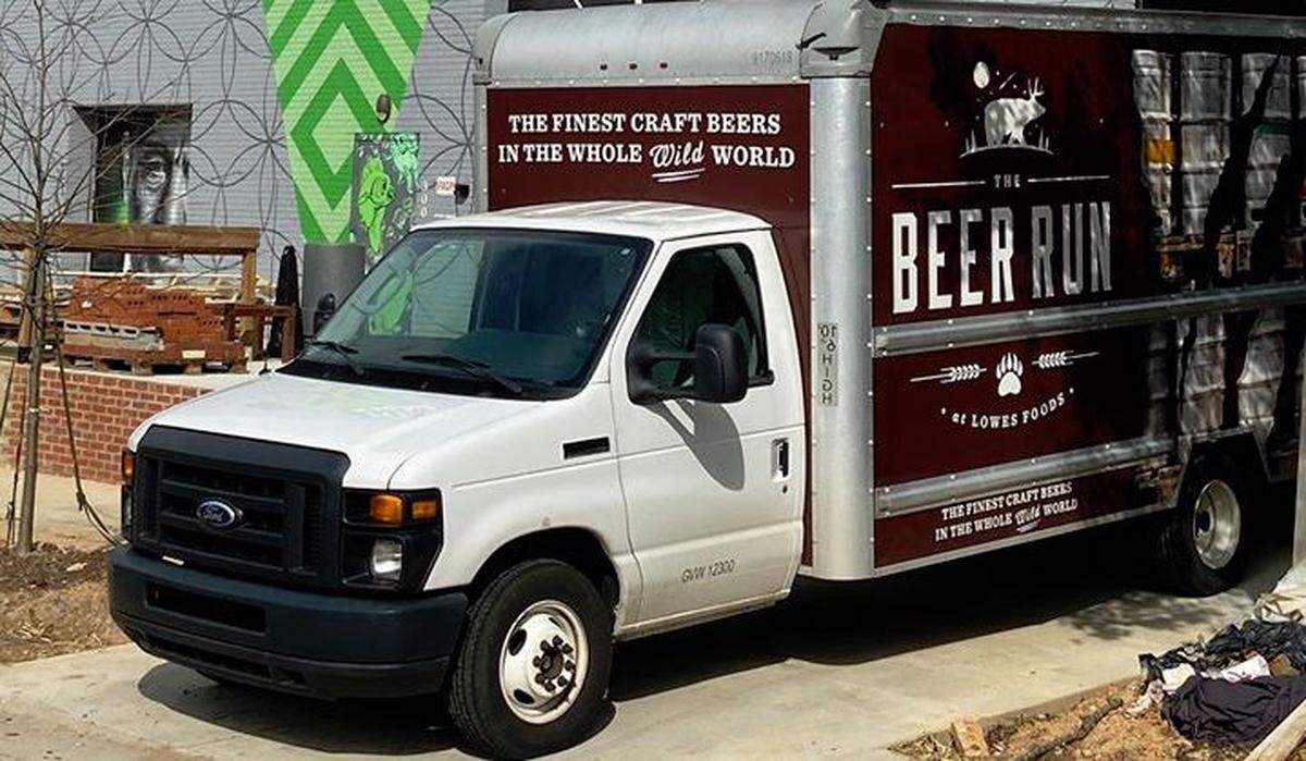 Lowes Foods makes a “Beer Run” to Heist Brewery and Barrel Arts.&nbsp;