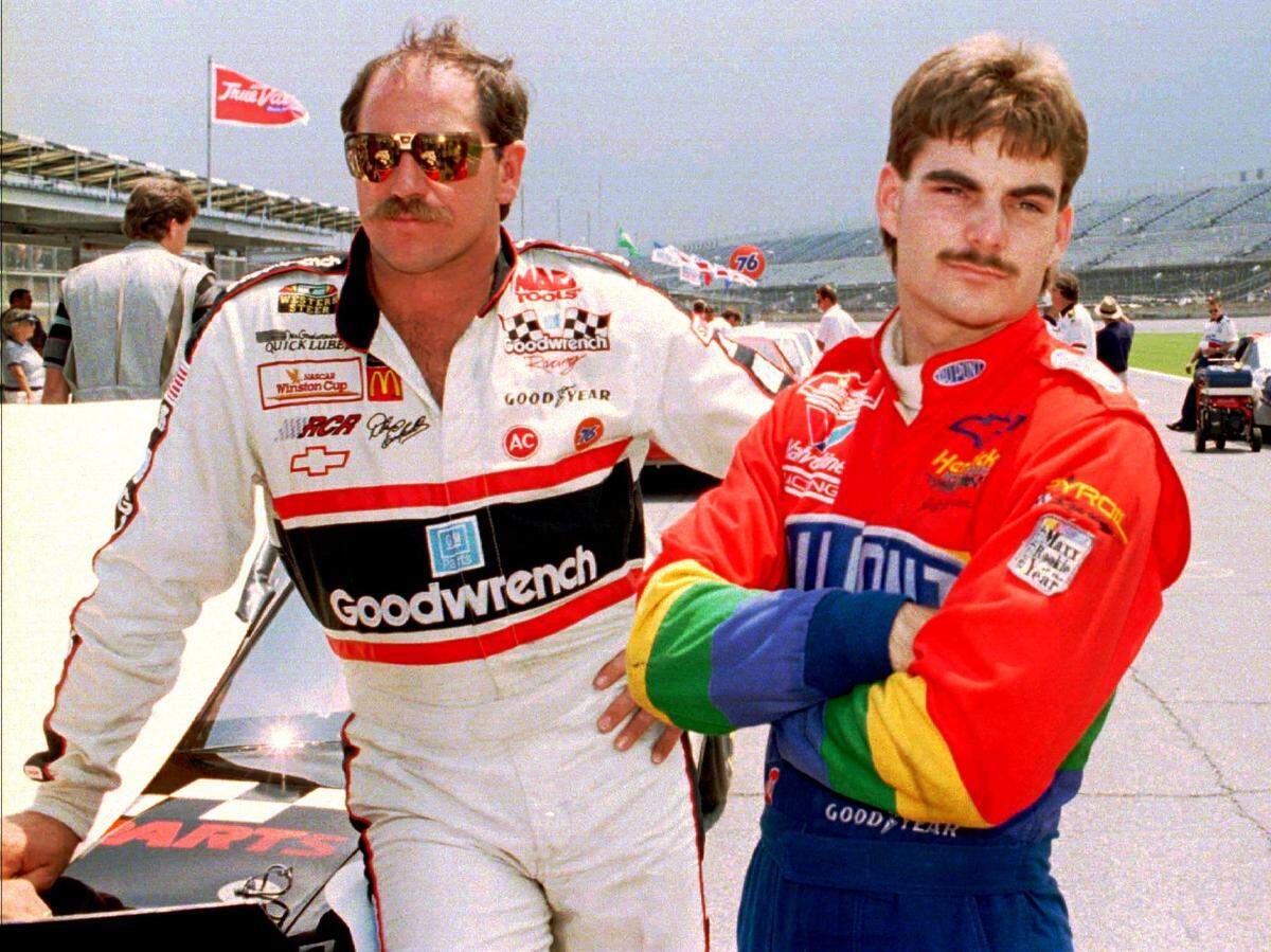 Dale Earnhardt Sr. (left) and Gordon formed a fierce rivalry during the 1990’s, before Earnhardt’s tragic death in 2001.