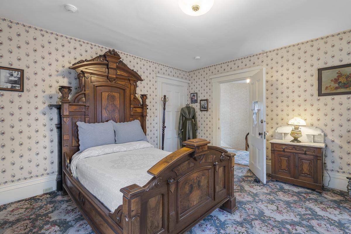 Guests at the Lizzie Borden house in Fall River, Massachusetts, can stay in the room where Abby Borden was found murdered on the second floor.