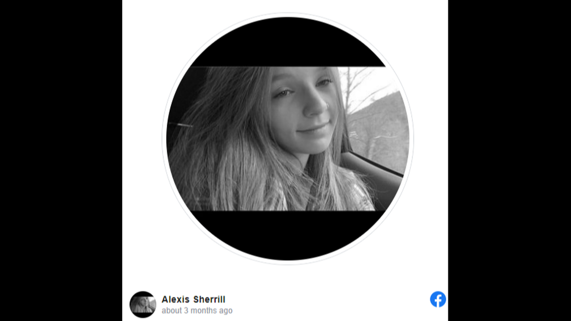 Alexis Sherril, 17, died when she was thrown from a truck, North Carolina authorities said.