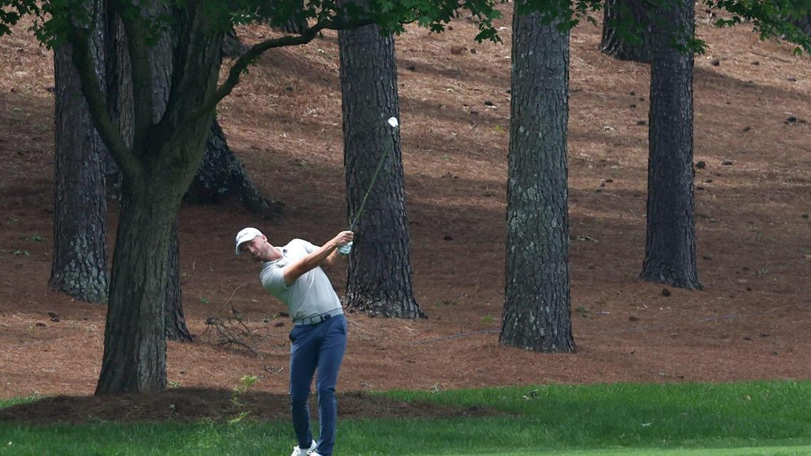 Wyndham Clark climbs to top of leaderboard at Wells Fargo Championship