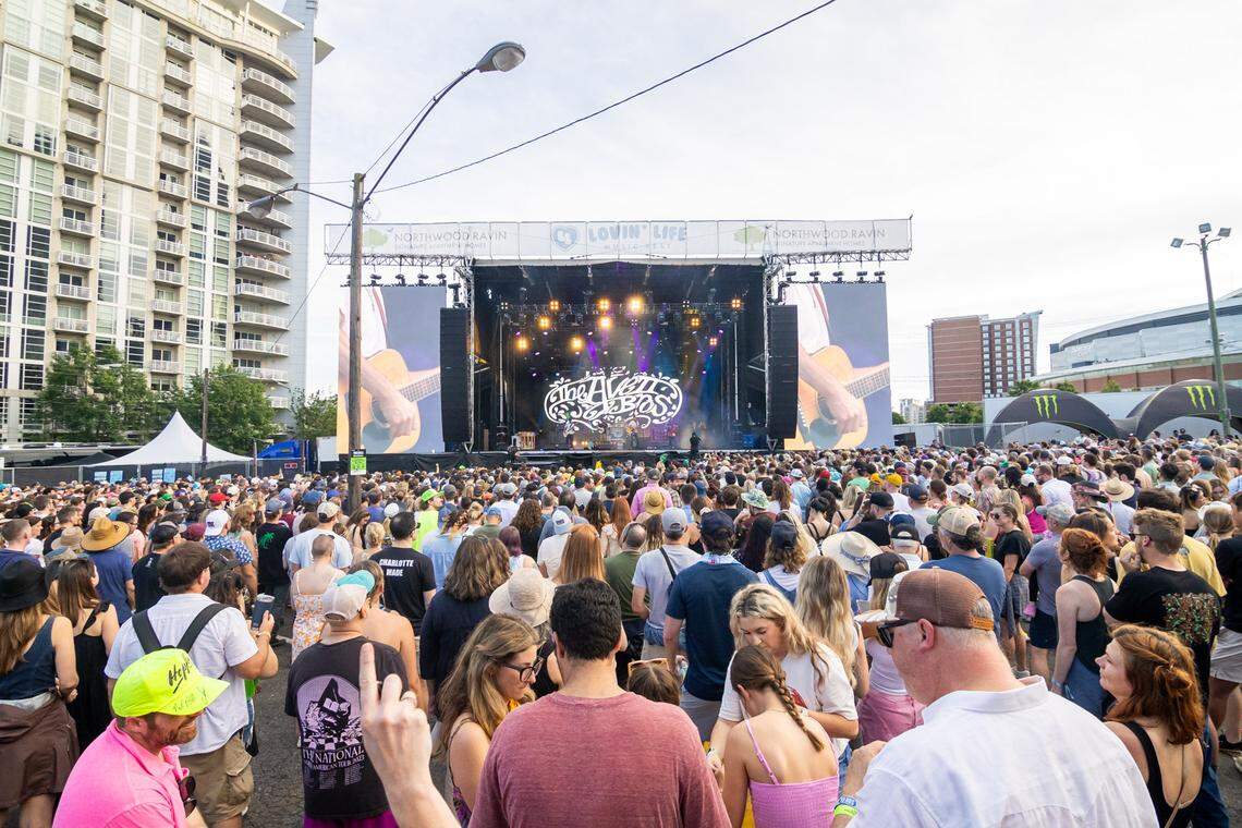 The Avett Brothers at Lovin’ Life Music Fest in Charlotte, NC, on May 5, 2024.