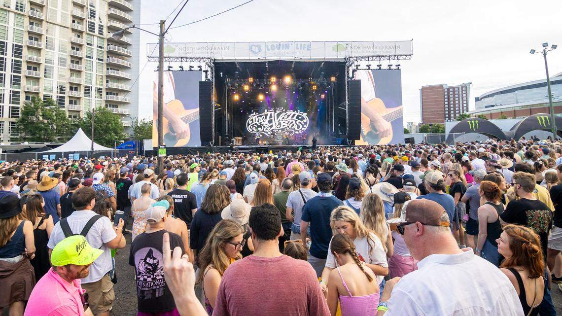 The Avett Brothers at Lovin’ Life Music Fest in Charlotte, NC, on May 5, 2024.