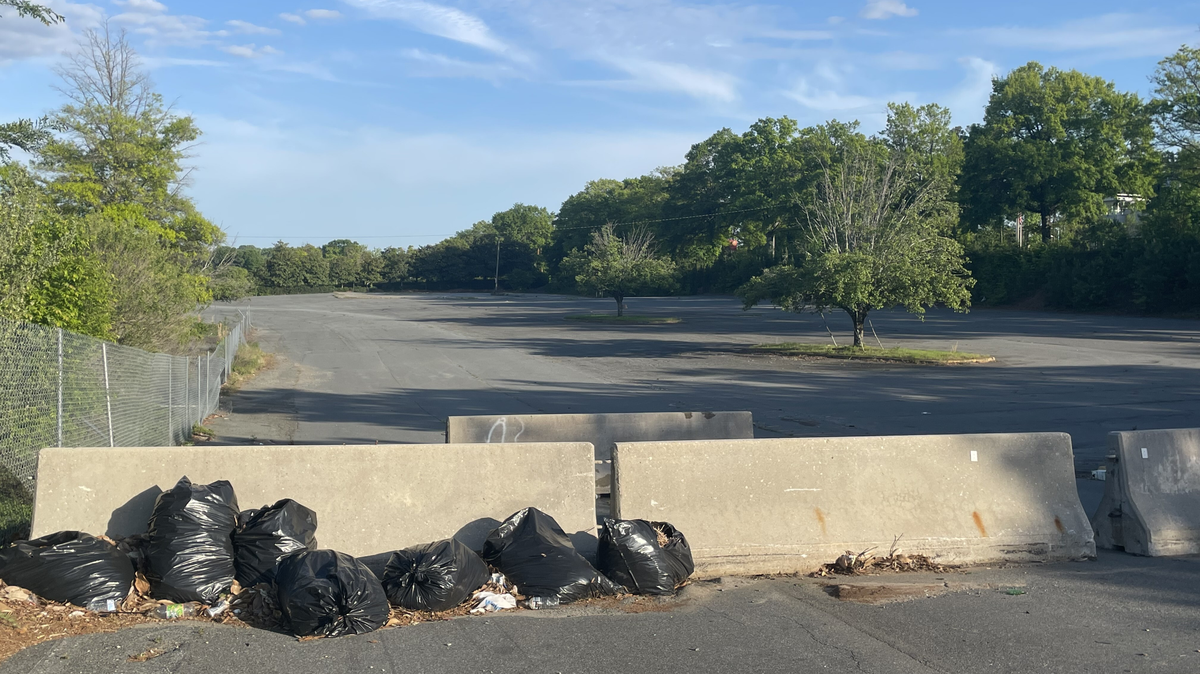 The old Eastland Mall site in Charlotte was supposed to be the home of Charlotte FC’s training academy but the land sits untouched.