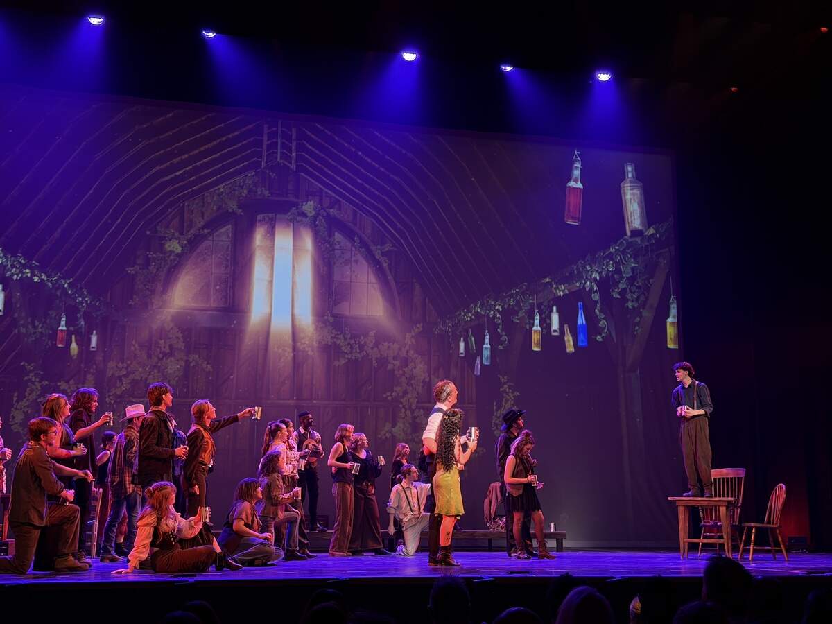 Blumey Award Winner for Best Musical (Tier 2) North Lincoln High School performing “Living It Up On Top” from “Hadestown: Teen Edition” with Best Actor Winner Harold Garcia.