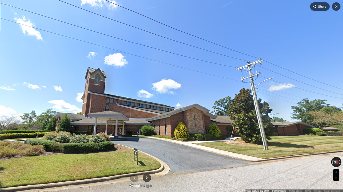 Dramatic police chase ends with man shot in front of church crowd, NC cops say