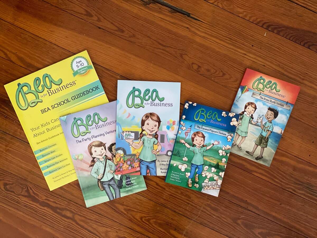 “Bea is for Business,” children’s books co-authored by Jamie Brown and Meg Seitz, expose elementary level students to entrepreneurship and business concepts.