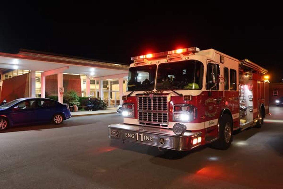 Charlotte Fire responded with four engine companies and the two ladder companies.
