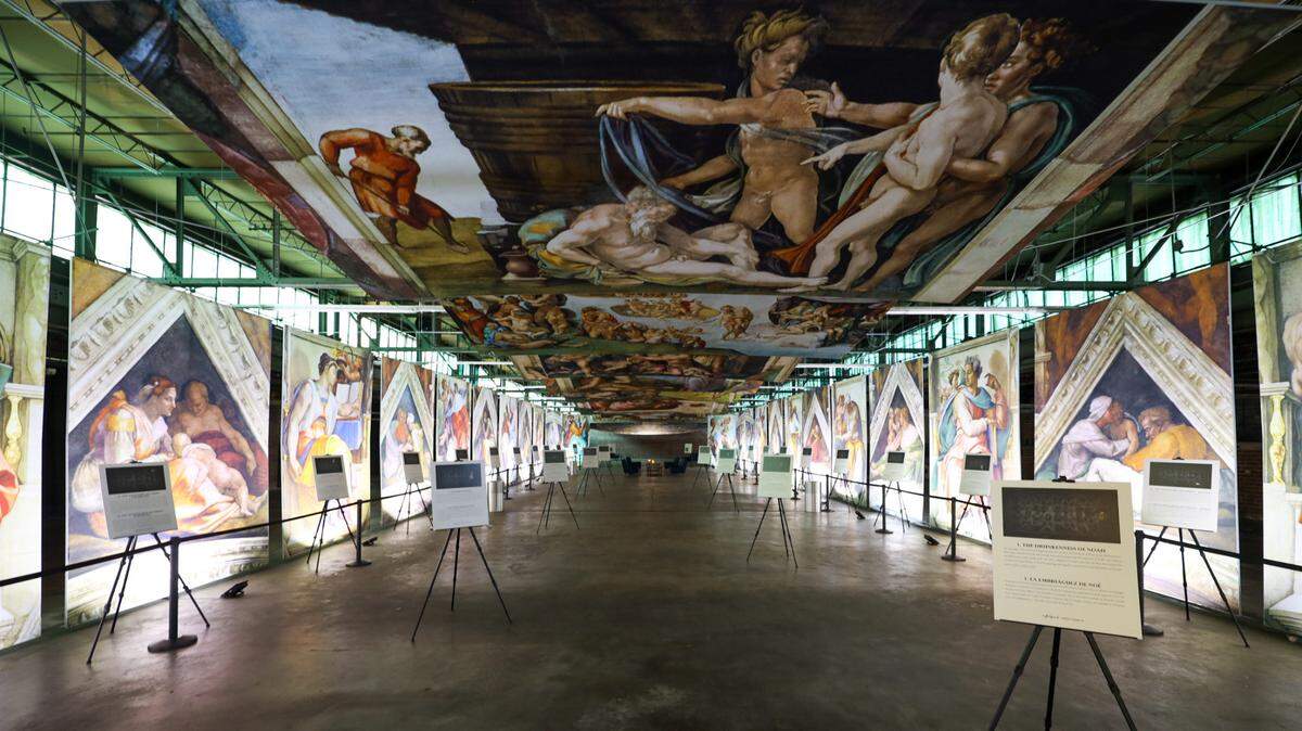 Michelangelo’s Sistine Chapel Exhibit opens Saturday, May 1 at Savona Mill in Charlotte.
