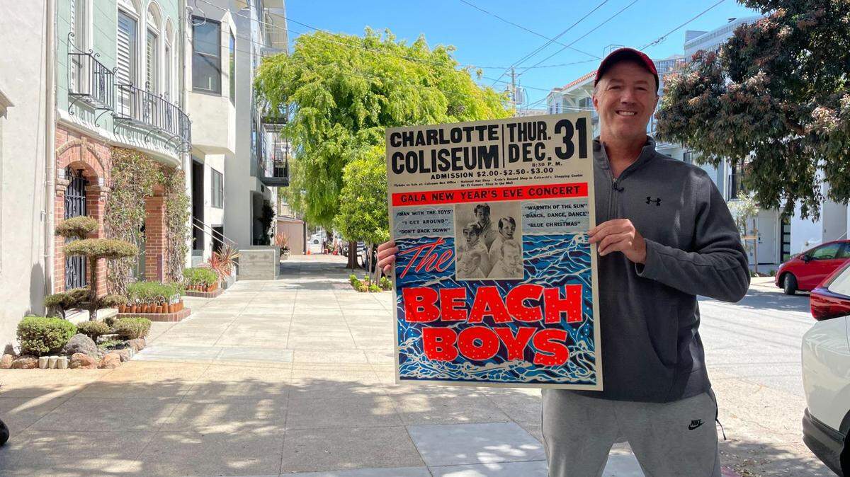Concert poster deal Andrew Hawley buys and sells original concert posters from 1930s-1970s.
