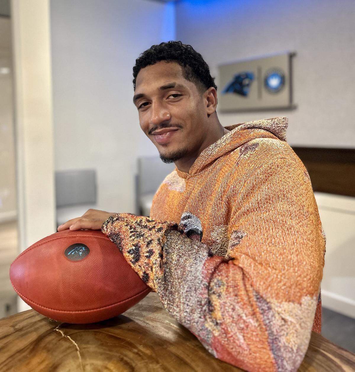 Carolina Panthers running back Chuba Hubbard on Sept. 3, 2025.