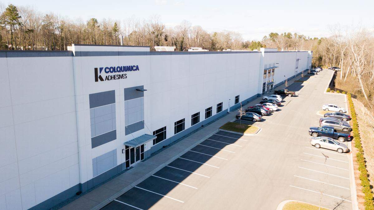 An adhesive manufacturer from Portugal just opened its first U.S. site in Charlotte.