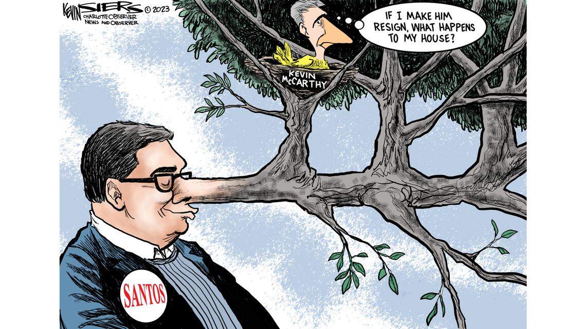 Despite all of Santos’ lies, there’s a reason McCarthy won’t force him out | Opinion