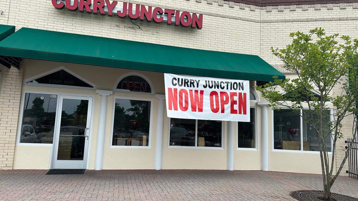 Curry Junction is now open at The Arboretum shopping center.
