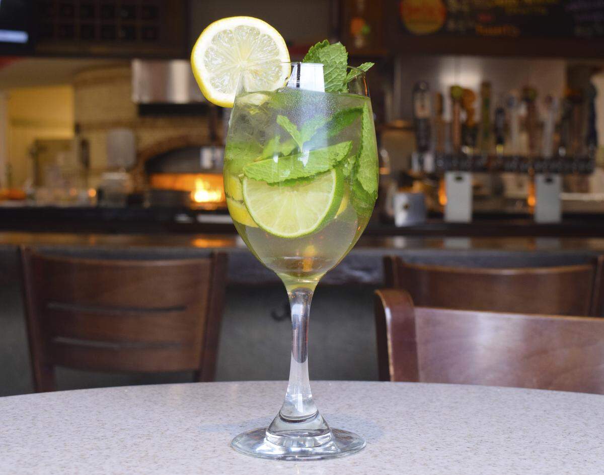 Brixx's new cocktail menu includes a Tequila Sangria.