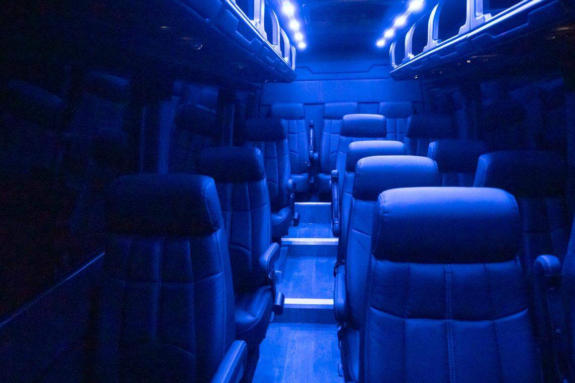 Asheville Wine Tours has a fleet of over a dozen 14 vehicles for 6-8 hour long private tours.