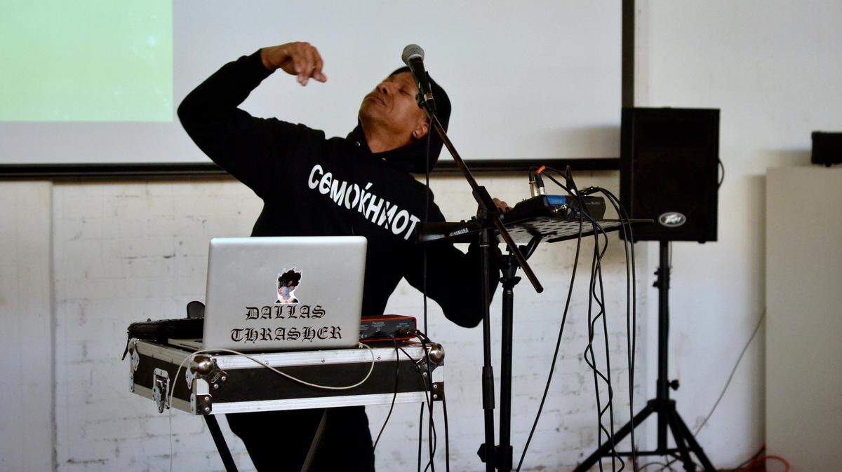 Dallas Thrasher performs at last year’s Hi Lites Fest.