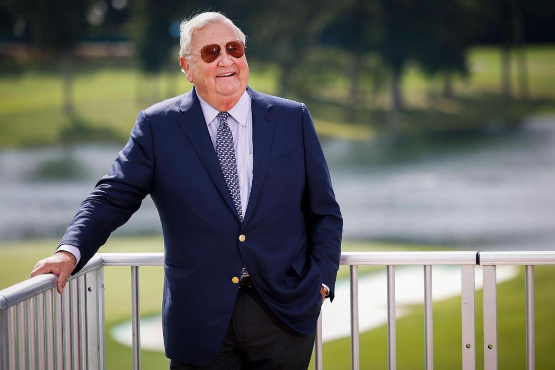 Quail Hollow president Johnny Harris overlooking the Green Mile at Quail Hollow Club in Charlotte, N.C., Friday, Sept. 9, 2022.