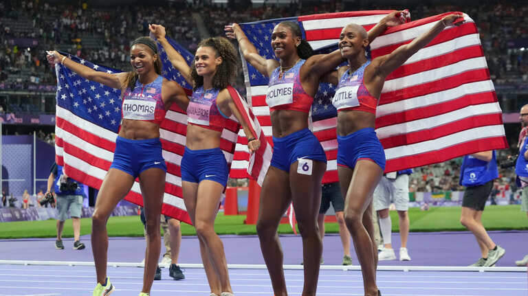 Charlotte-area teenager earns second Olympic medal with USA’s 4x400-meter relay team