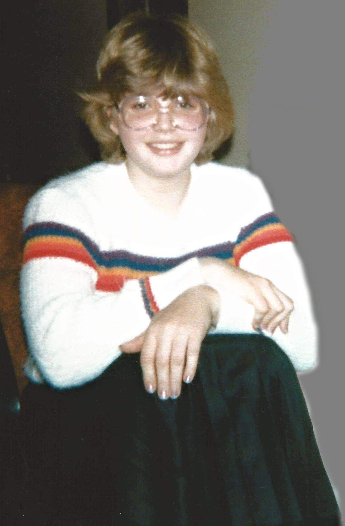 ”I kept eating and eating and eating,” says Shelli Johnson, pictured here at age 12, “because I didn’t want to feel all the hurt from the wounds that I got.”