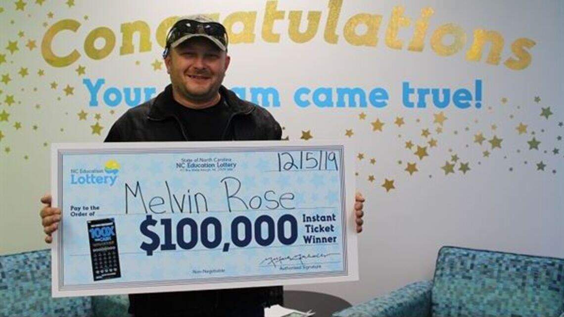 Cashier’s mix-up ends in jackpot win for man on his first visit to NC, officials say