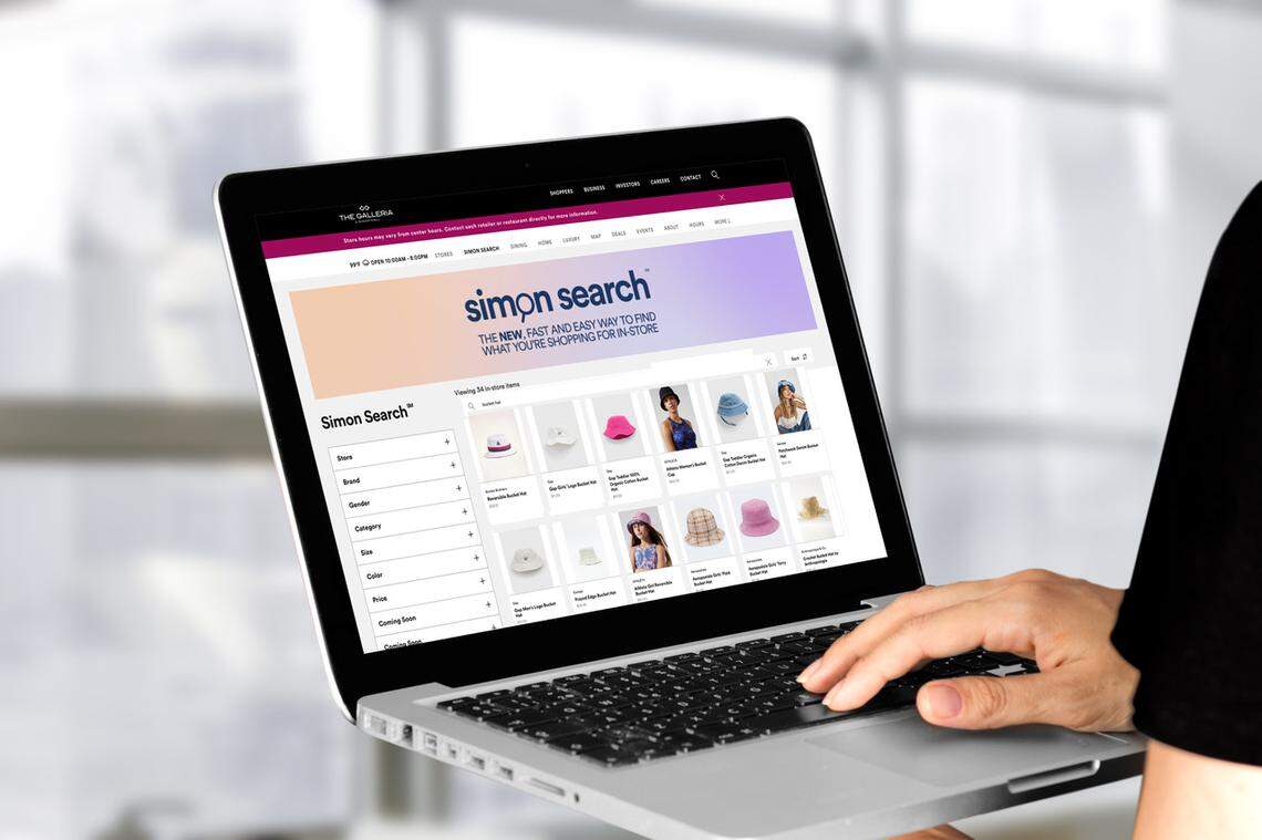 The new platform, called Simon Search, is being tested at 29 Simon retail centers across the U.S., including SouthPark&nbsp;in Charlotte.