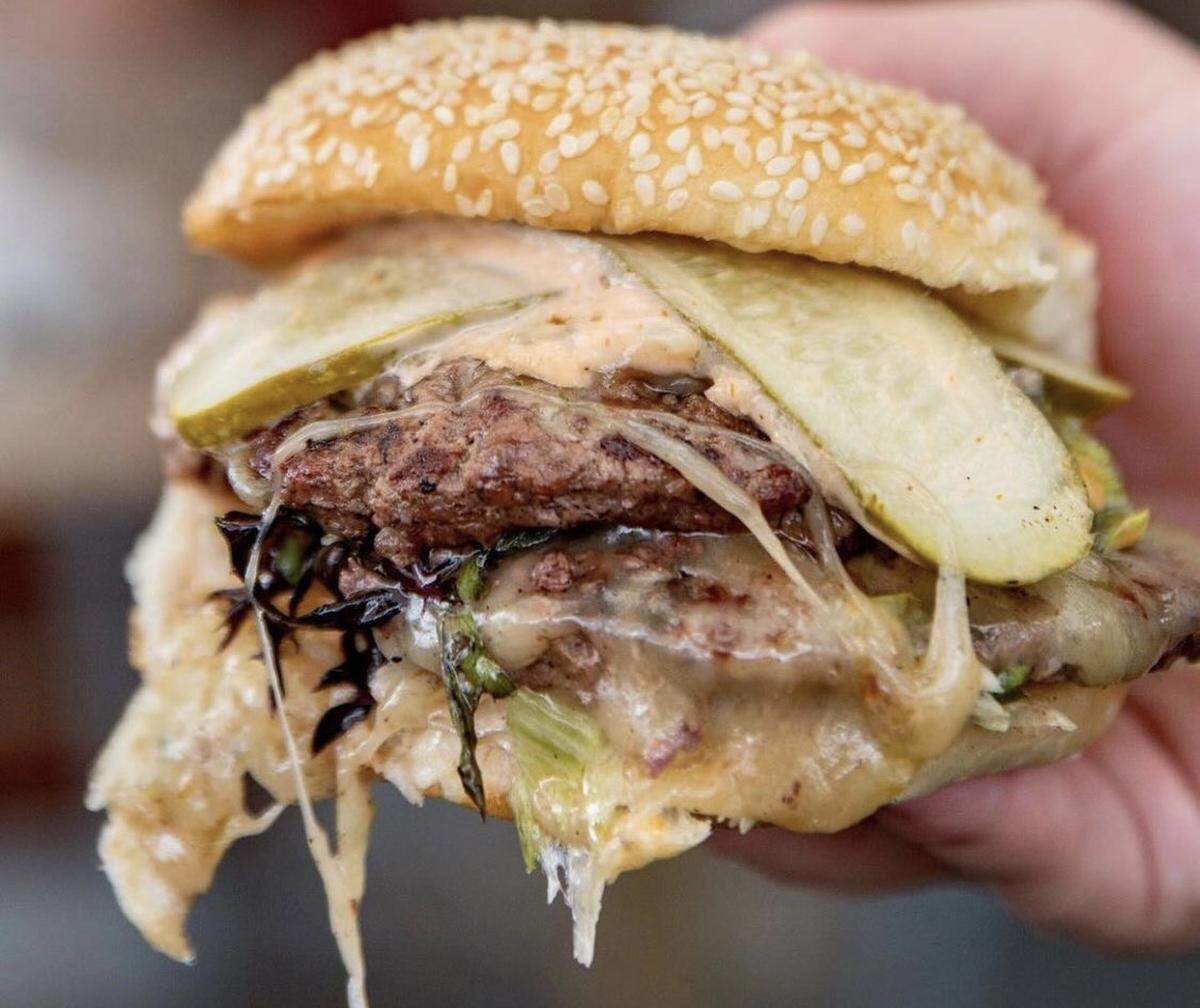 A burger from Kid Cashew.