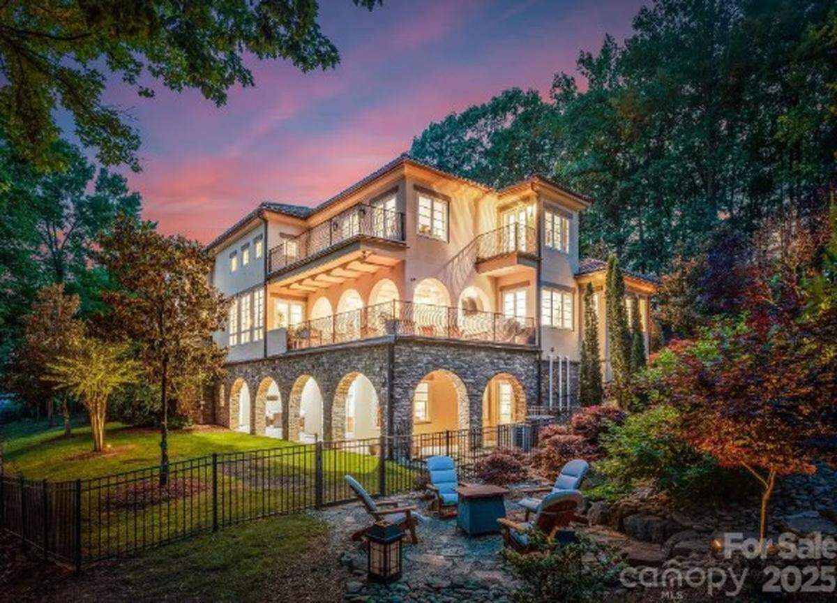 Rich and Lori Campe are selling their Mediterranean-style estate on Lake Norman for $5.3 million.