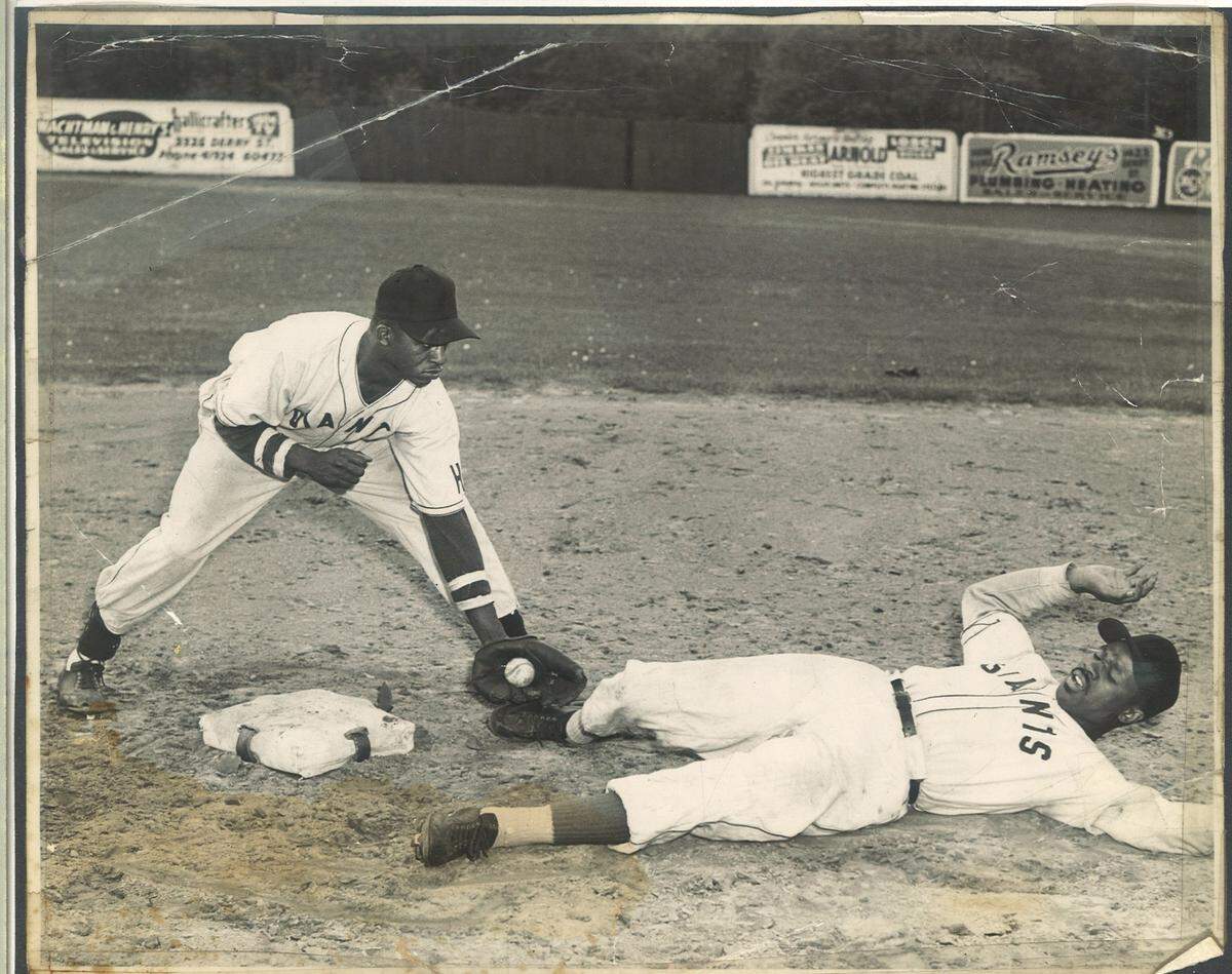 Former Negro Leagues player Eddie ‘G.G.’ Burton.