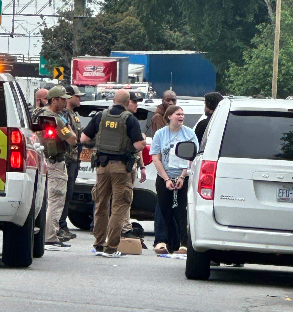 Charlotte police and the FBI made arrests in north Charlotte on Wednesday, May 27, 2026.