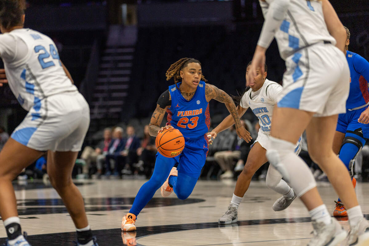 CHARLOTTE, NC - DECEMBER 06: The Charlotte Invitational at Spectrum Center on December 6, 2024 in Charlotte, North Carolina.