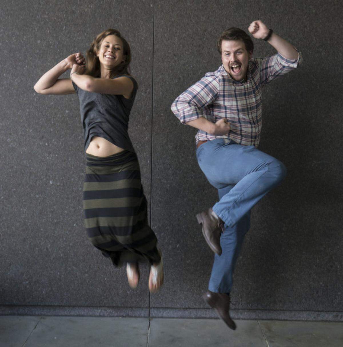 Katie Toussaint and Corey Inscoe.