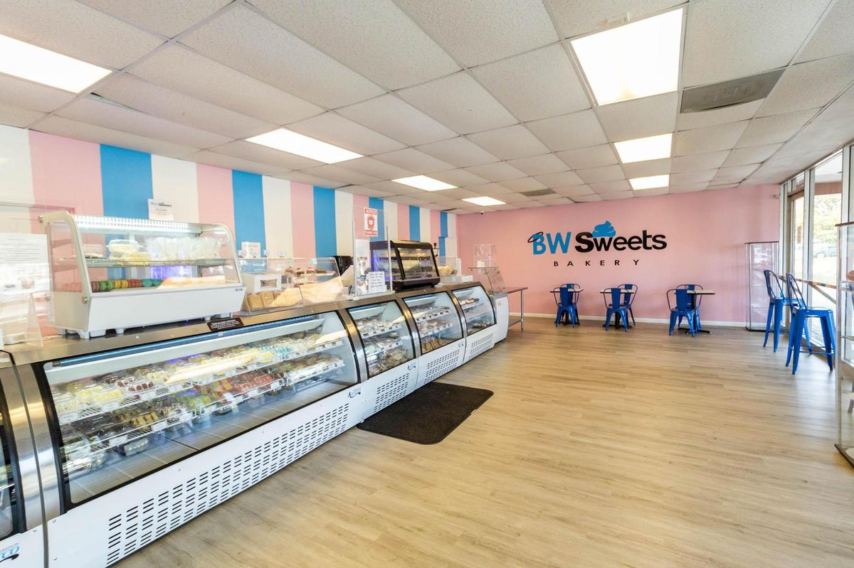 The interior of BW Sweets on WT Harris Boulevard.