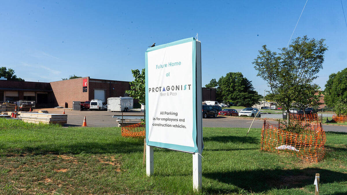 Protagonist’s new location is at the corner of Southside Drive and Yancey Road in Charlotte. Cluck Design Collaborative is the architect.